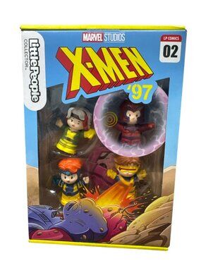 Marvel Studios X-Men 97 Little People Collector Figures Set Of 4 Cyclops Jean Gr